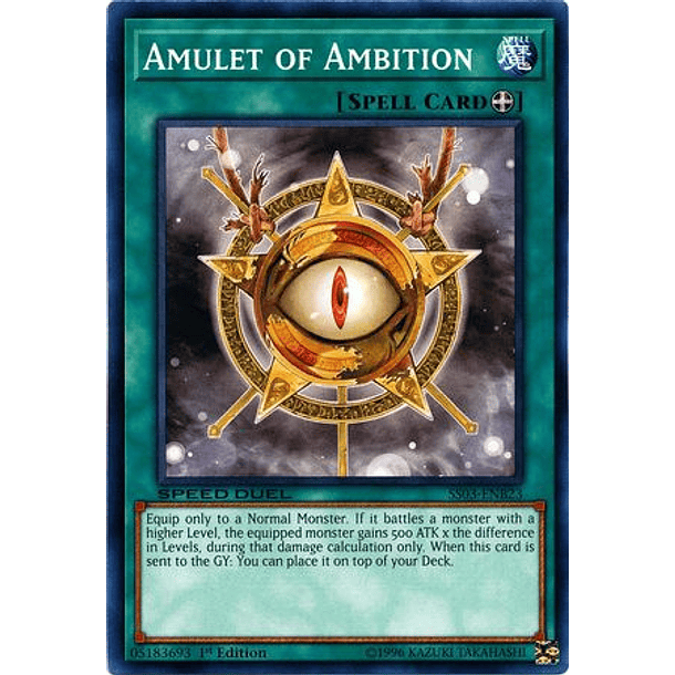 Amulet of Ambition - SS03-ENB23 - Common