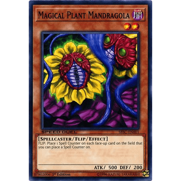 Magical Plant Mandragola - SBSC-EN001 - Common