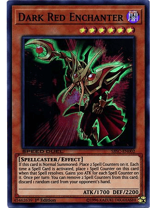 Dark Red Enchanter - SBSC-EN002 - Super Rare 