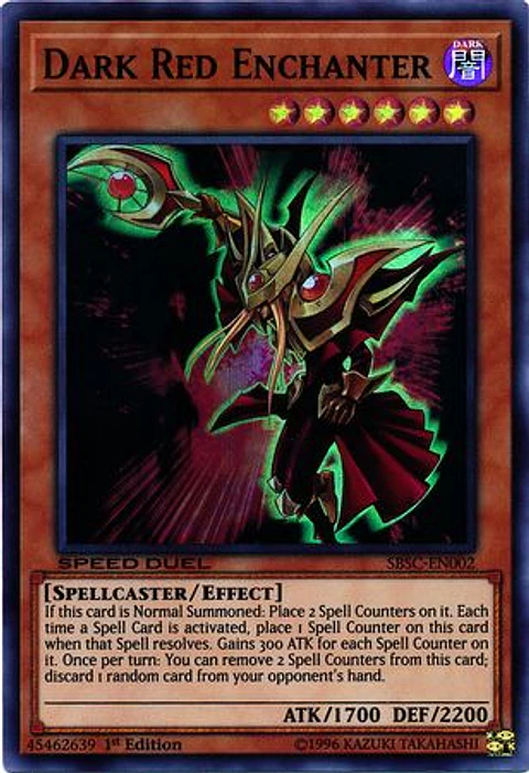 Dark Red Enchanter - SBSC-EN002 - Super Rare 