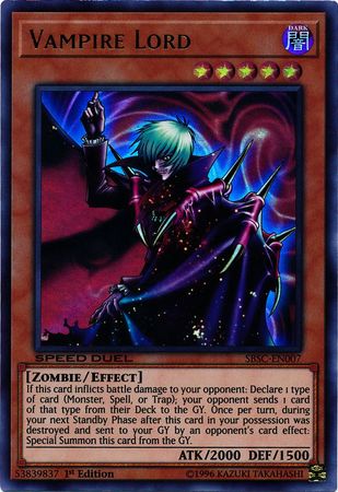 Vampire Lord - SBSC-EN007 - Ultra Rare 1