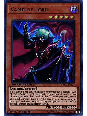 Vampire Lord - SBSC-EN007 - Ultra Rare