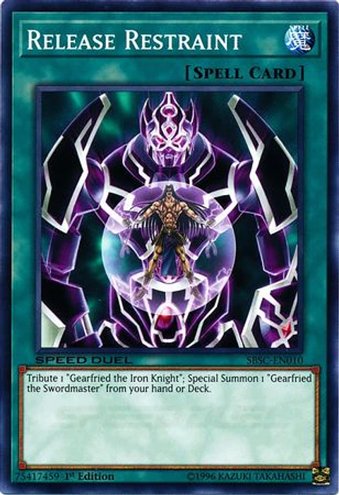 Release Restraint - SBSC-EN010 - Common 