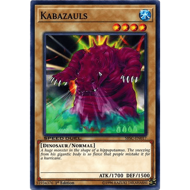 Kabazauls - SBSC-EN017 - Common