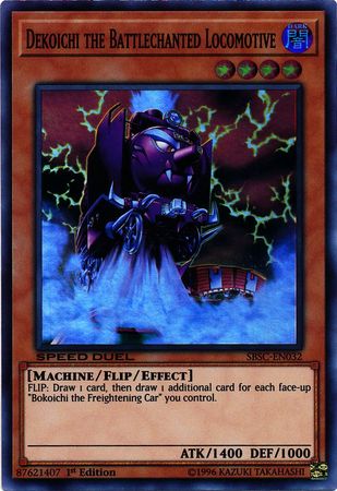 Dekoichi the Battlechanted Locomotive - SBSC-EN032 - Super Rare 1