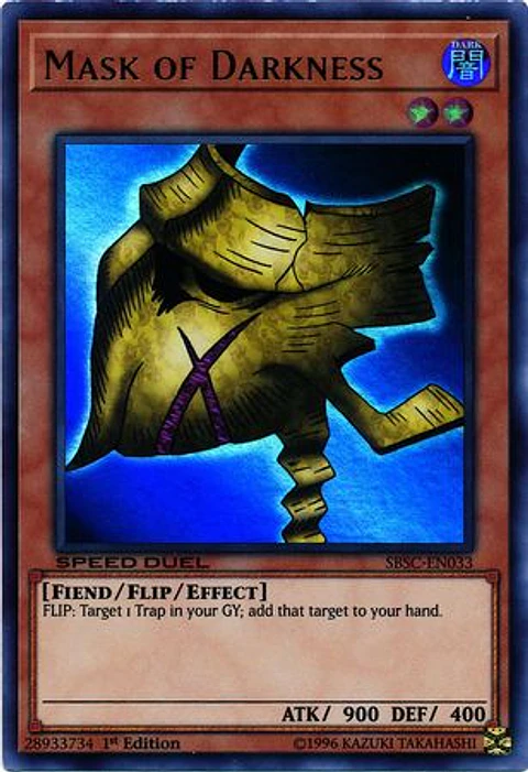 Mask of Darkness - SBSC-EN033 - Ultra Rare 