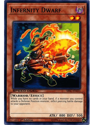 Infernity Dwarf - SBSC-EN035 - Common