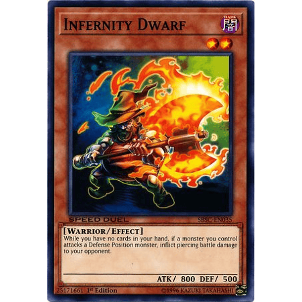 Infernity Dwarf - SBSC-EN035 - Common