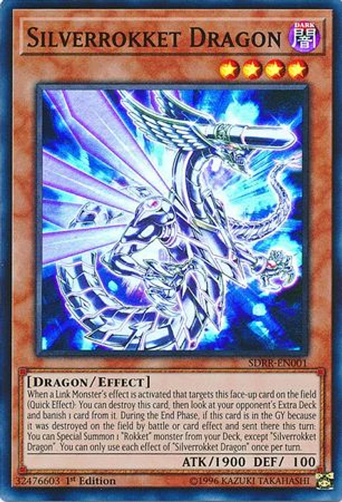 Silverrokket Dragon - SDRR-EN001 - Super Rare 