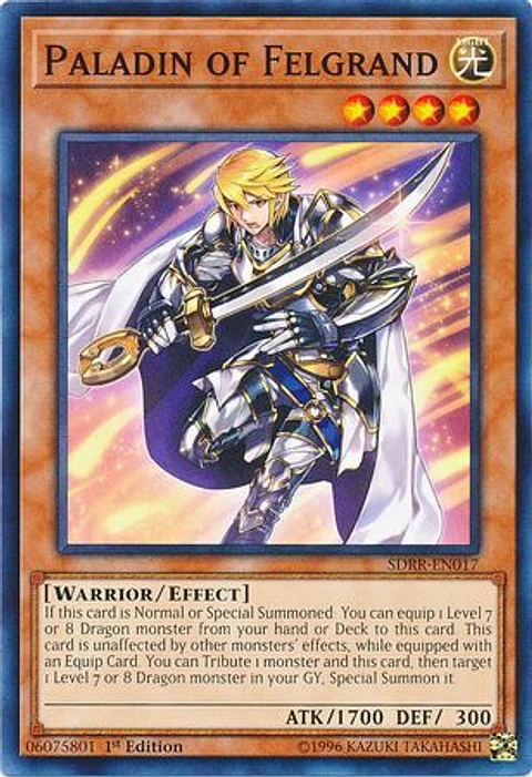 Paladin of Felgrand - SDRR-EN017 - Common