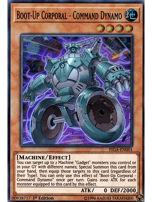 Boot-Up Corporal - Command Dynamo - FIGA-EN001 - Super Rare 