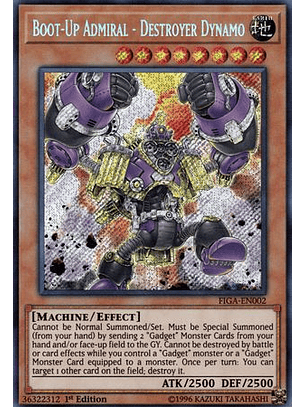 Boot-Up Admiral - Destroyer Dynamo - FIGA-EN002 - Secret Rare