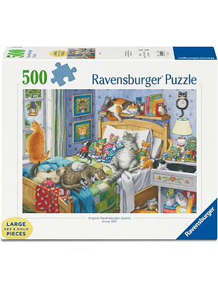 Rompecabezas Siesta de Gatos 500 Piezas - Ravensburger
