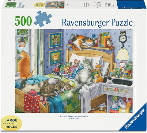 Rompecabezas Siesta de Gatos 500 Piezas - Ravensburger