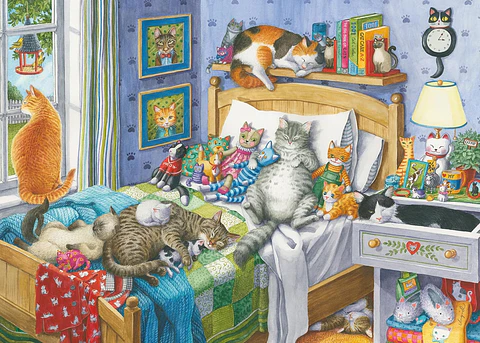 Rompecabezas Siesta de Gatos 500 Piezas - Ravensburger