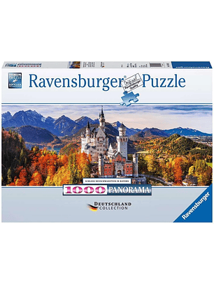  Rompecabezas Castillo Bavaria 1000 Piezas - Ravensburger Panorama