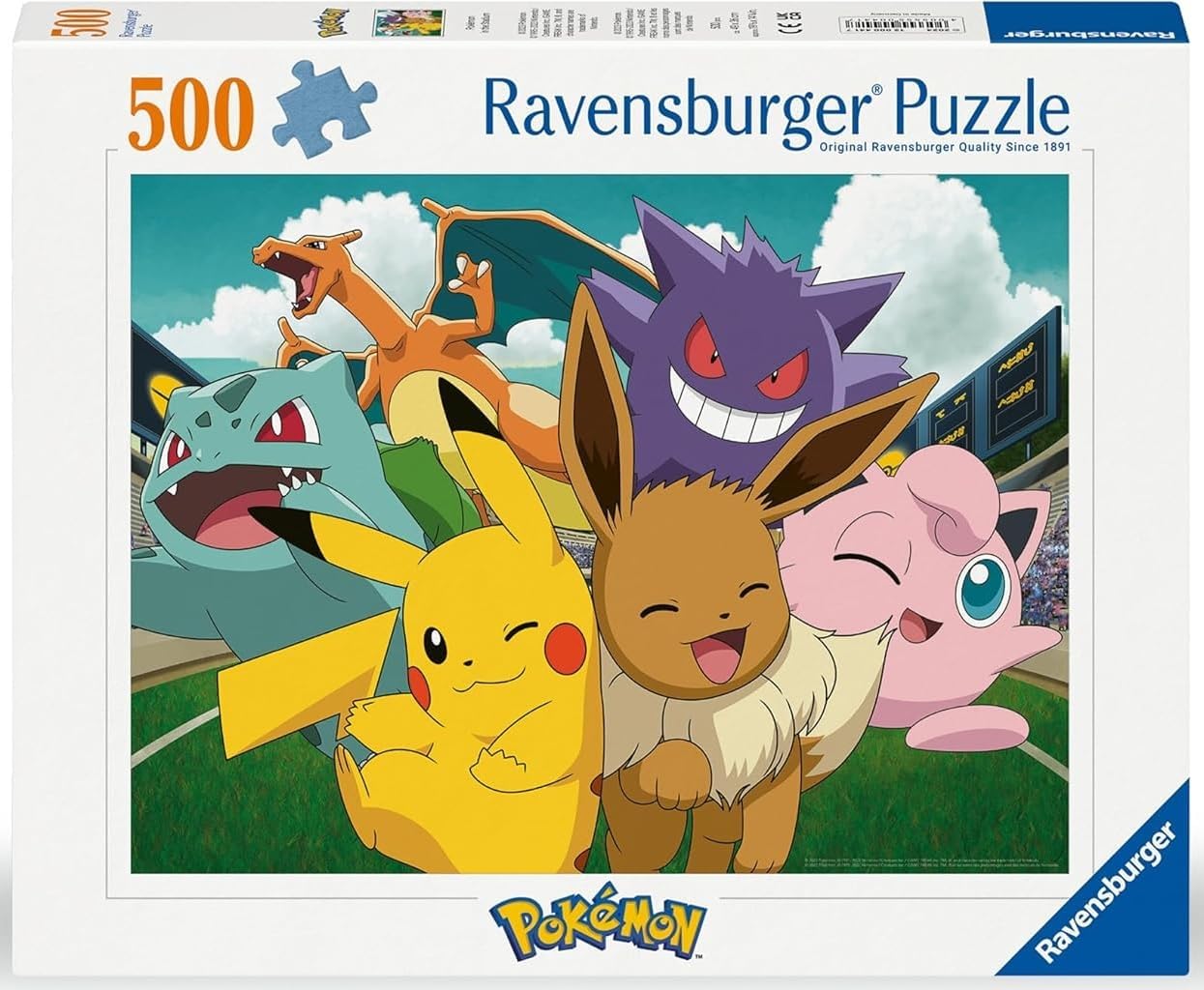  Rompecabezas Pokémon in the Stadium 500 Piezas - Ravensburger 1