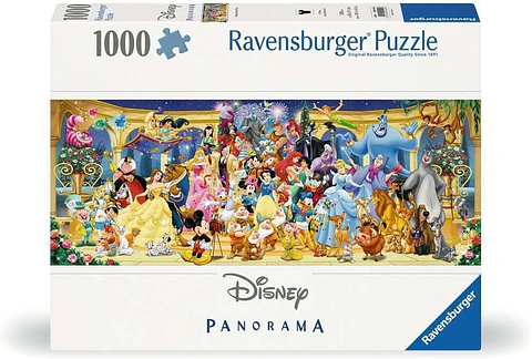  Rompecabezas Disney Group Photo 1000 Piezas - Ravensburger Panorama