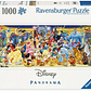  Rompecabezas Disney Group Photo 1000 Piezas - Ravensburger Panorama - Miniatura 1