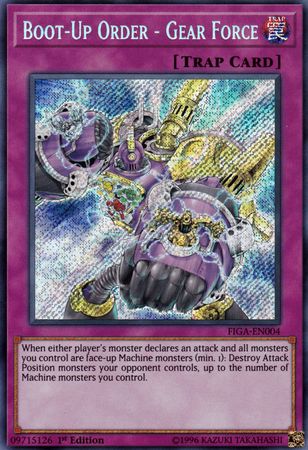 Boot-Up Order - Gear Force - FIGA-EN004 - Secret Rare 1