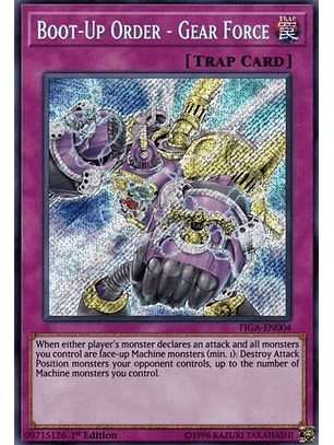 Boot-Up Order - Gear Force - FIGA-EN004 - Secret Rare
