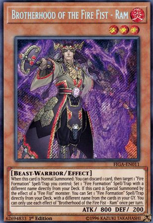 Brotherhood of the Fire Fist - Ram - FIGA-EN011 - Secret Rare  1