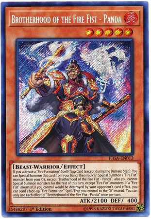 Brotherhood of the Fire Fist - Panda - FIGA-EN013 - Secret Rare 1