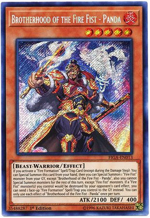 Brotherhood of the Fire Fist - Panda - FIGA-EN013 - Secret Rare