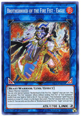 Brotherhood of the Fire Fist - Eagle - FIGA-EN016 - Secret Rare 1