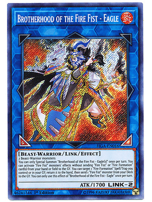 Brotherhood of the Fire Fist - Eagle - FIGA-EN016 - Secret Rare