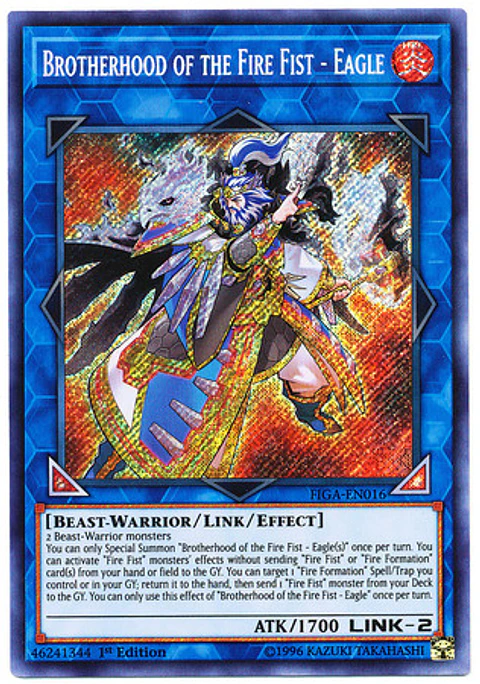 Brotherhood of the Fire Fist - Eagle - FIGA-EN016 - Secret Rare