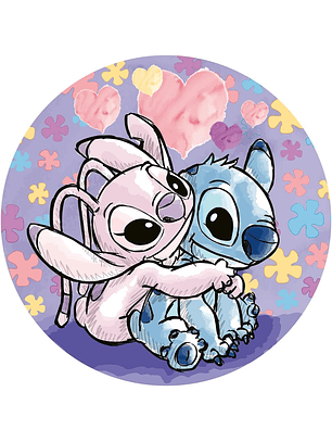 Rompecabezas Circular Disney Stitch 500 Piezas - Ravensburger