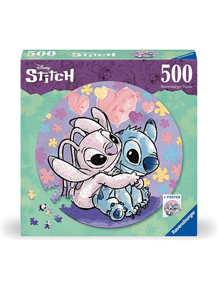 Rompecabezas Circular Disney Stitch 500 Piezas - Ravensburger