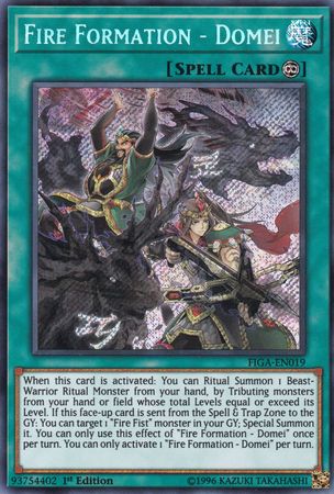 Fire Formation - Domei - FIGA-EN019 - Secret Rare 1