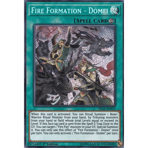 Fire Formation - Domei - FIGA-EN019 - Secret Rare