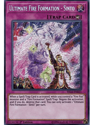 Ultimate Fire Formation - Sinto - FIGA-EN021 - Secret Rare 