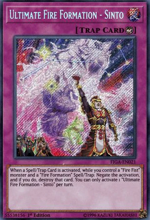 Ultimate Fire Formation - Sinto - FIGA-EN021 - Secret Rare 
