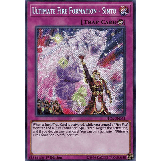 Ultimate Fire Formation - Sinto - FIGA-EN021 - Secret Rare 