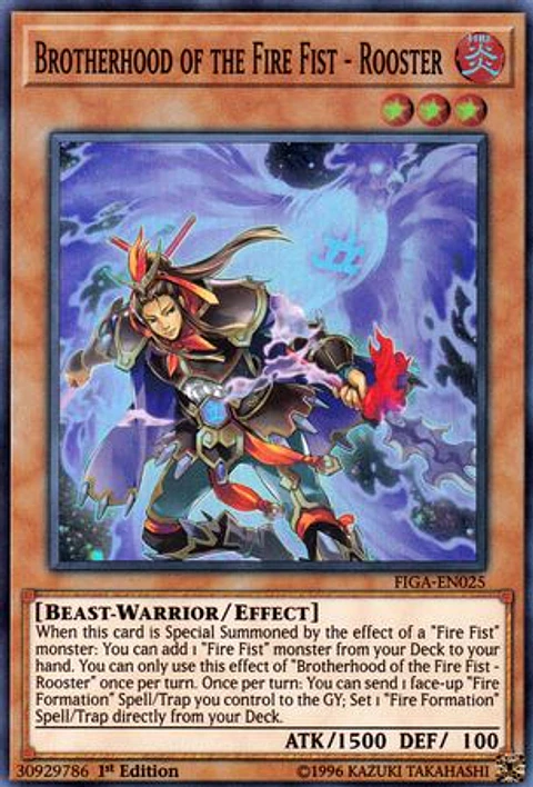 Brotherhood of the Fire Fist - Rooster - FIGA-EN025 - Super Rare