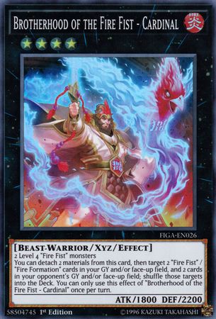 Brotherhood of the Fire Fist - Cardinal - FIGA-EN026 - Super Rare 1