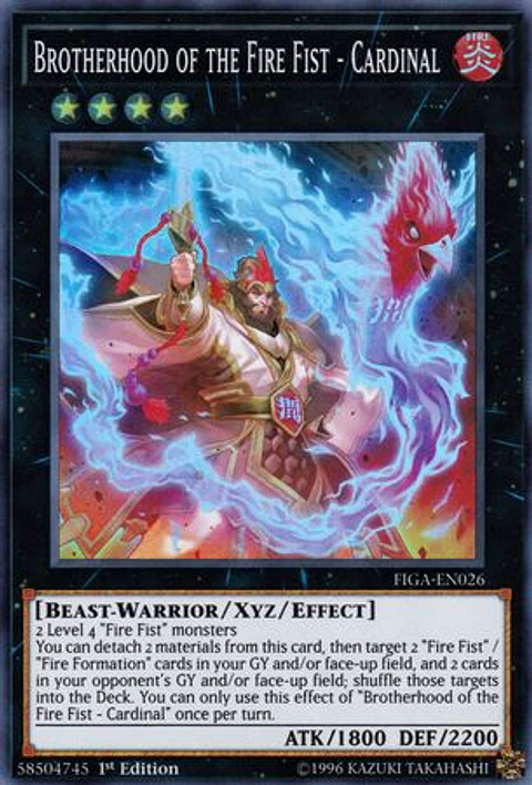 Brotherhood of the Fire Fist - Cardinal - FIGA-EN026 - Super Rare