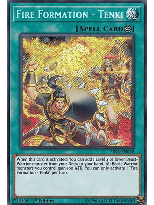 Fire Formation - Tenki - FIGA-EN028 - Secret Rare