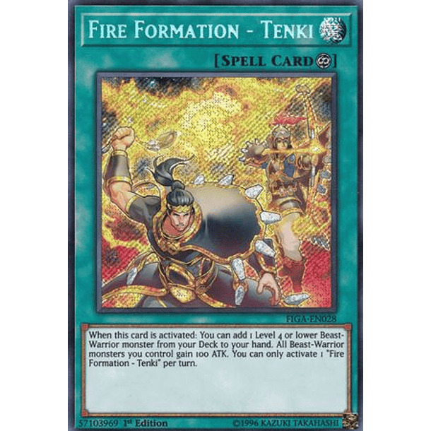 Fire Formation - Tenki - FIGA-EN028 - Secret Rare