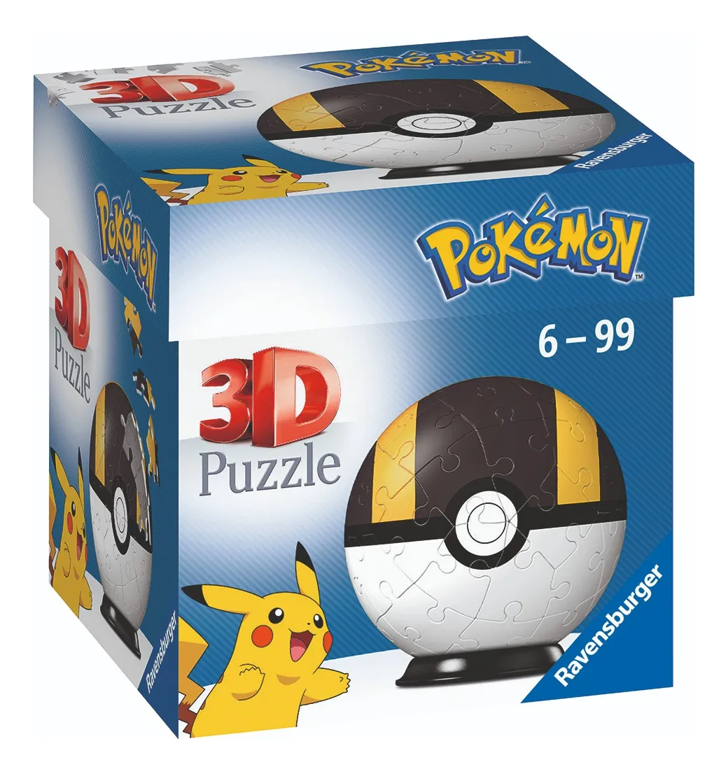Rompecabezas Pokemon 3D Ultra Ball 55 Piezas - Ravensburger 1