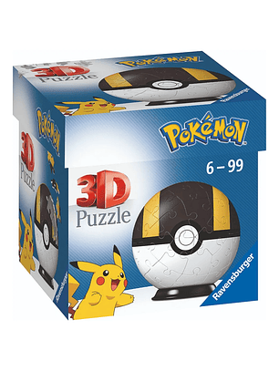 Rompecabezas Pokemon 3D Ultra Ball 55 Piezas - Ravensburger
