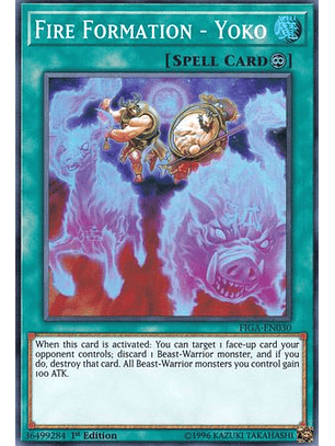 Fire Formation - Yoko - FIGA-EN030 - Super Rare 