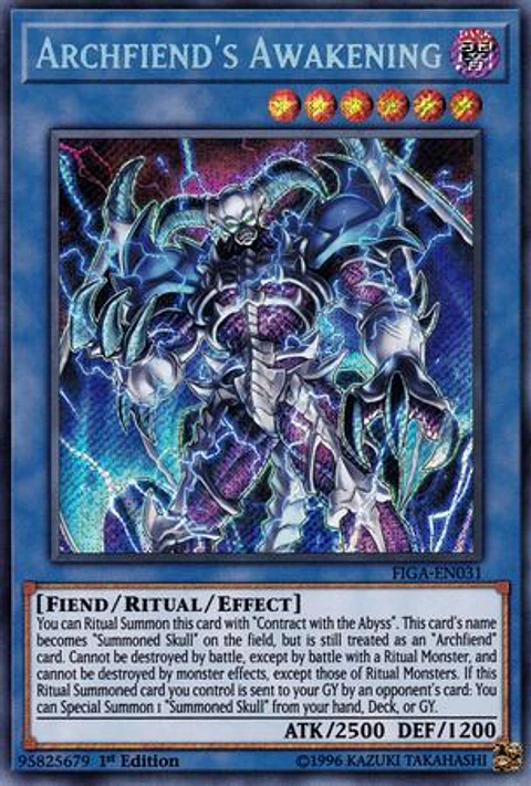 Archfiend's Awakening - FIGA-EN031 - Secret Rare