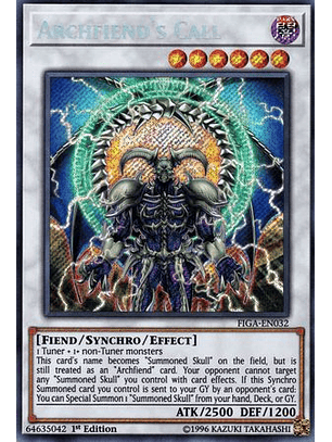 Archfiend's Call - FIGA-EN032 - Secret Rare 