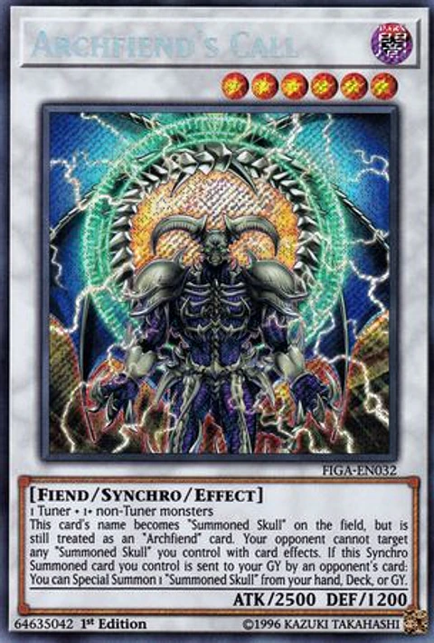 Archfiend's Call - FIGA-EN032 - Secret Rare 