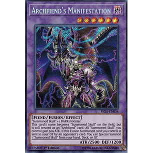 Archfiend's Manifestation - FIGA-EN034 - Secret Rare